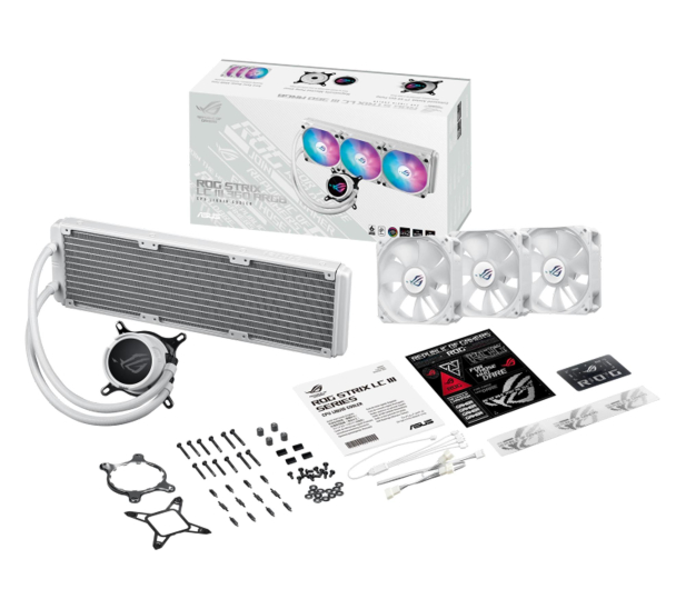ASUS ROG STRIX LC III 360 ARGB White 3x120mm - 1352272 - zdjęcie 4